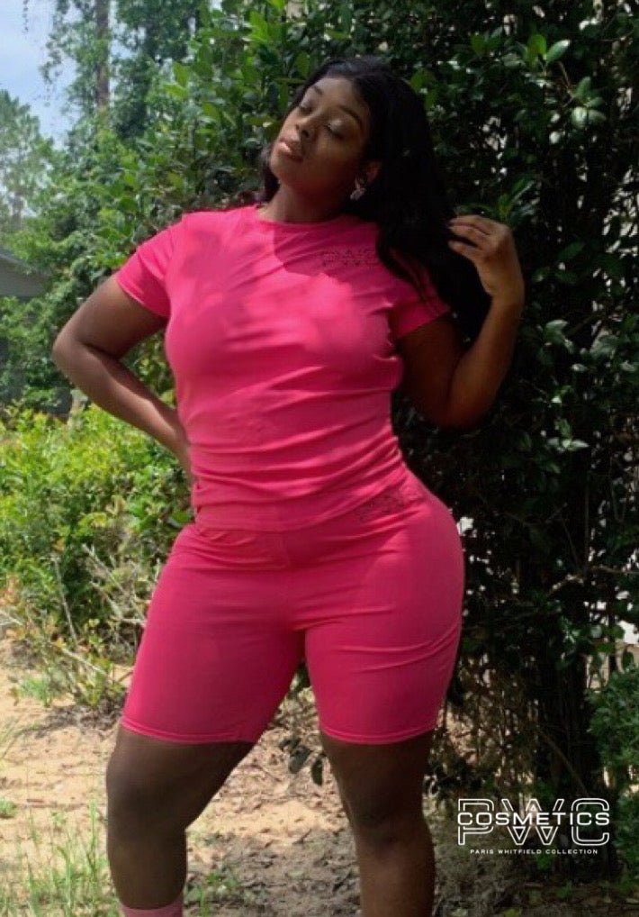 Hot Pink Summer Short Set