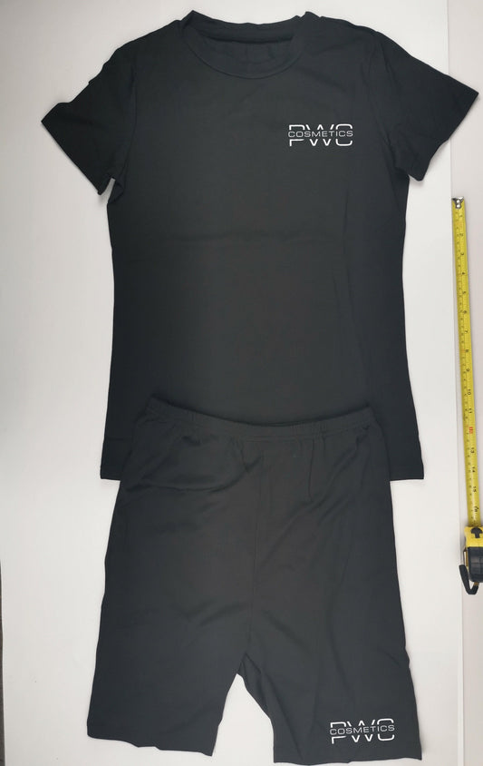 PWC Black Summer Short set